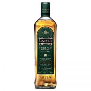 BUSHMILLS 10 YEAR OLD IRISH WHISKEY